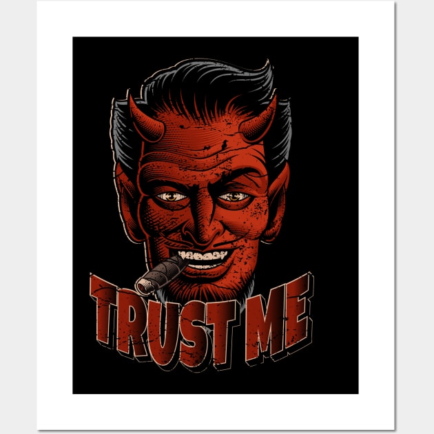 Trust me Devil Wall Art by RockabillyM